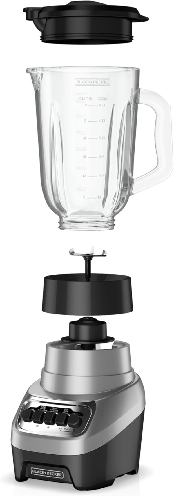 PowerCrush Countertop Blender,6-Cup Glass Jar - Image 5