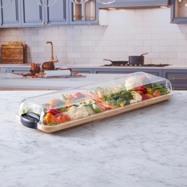 Rectangular Build-a-Board Cutting Board with Single Compartment - Image 6