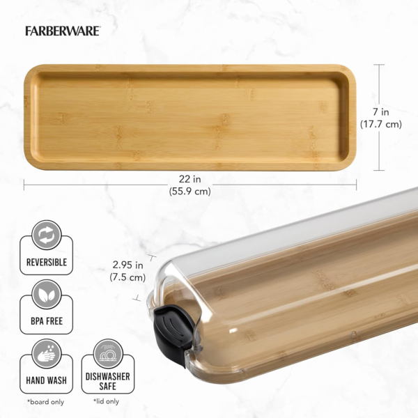 Rectangular Build-a-Board Cutting Board with Single Compartment - Image 4