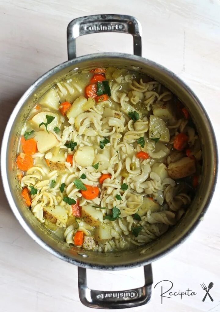 Easy Vegan Chicken Noodle Soup