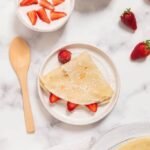 Eggless crepes recipe