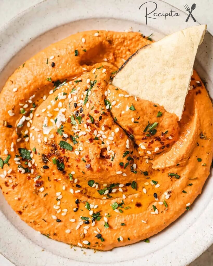 roasted red pepper hummus recipe