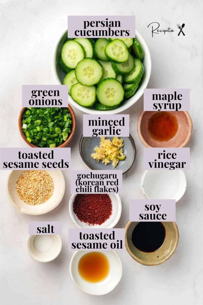 easy korean cucumber salad