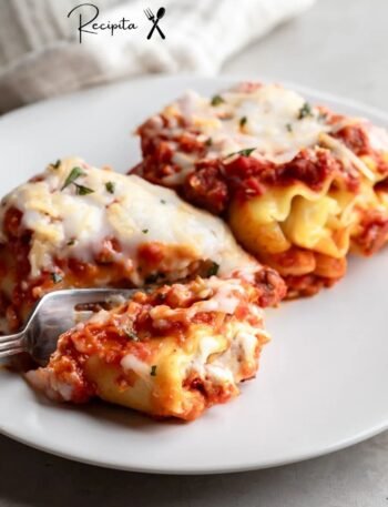 vegan lasagna roll ups with spinach ricotta