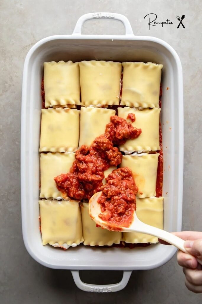 vegetable lasagna roll ups with white sauce