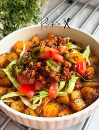 Cheeseburger Loaded Potatoes (Easy Comfort Food Dinner)