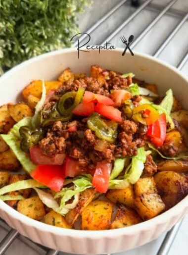 Cheeseburger Loaded Potatoes (Easy Comfort Food Dinner)