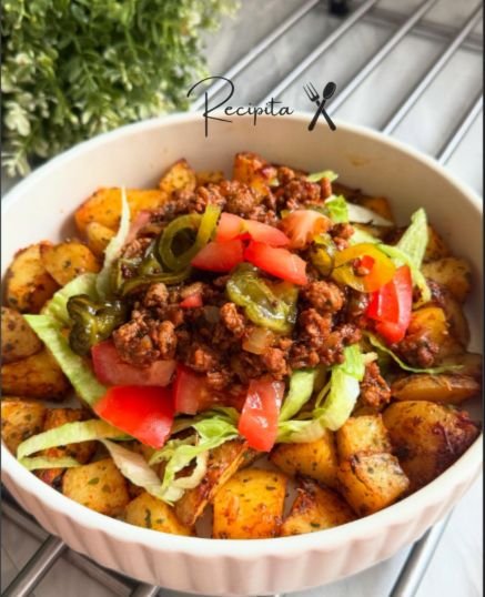 Cheeseburger Loaded Potatoes (Easy Comfort Food Dinner)
